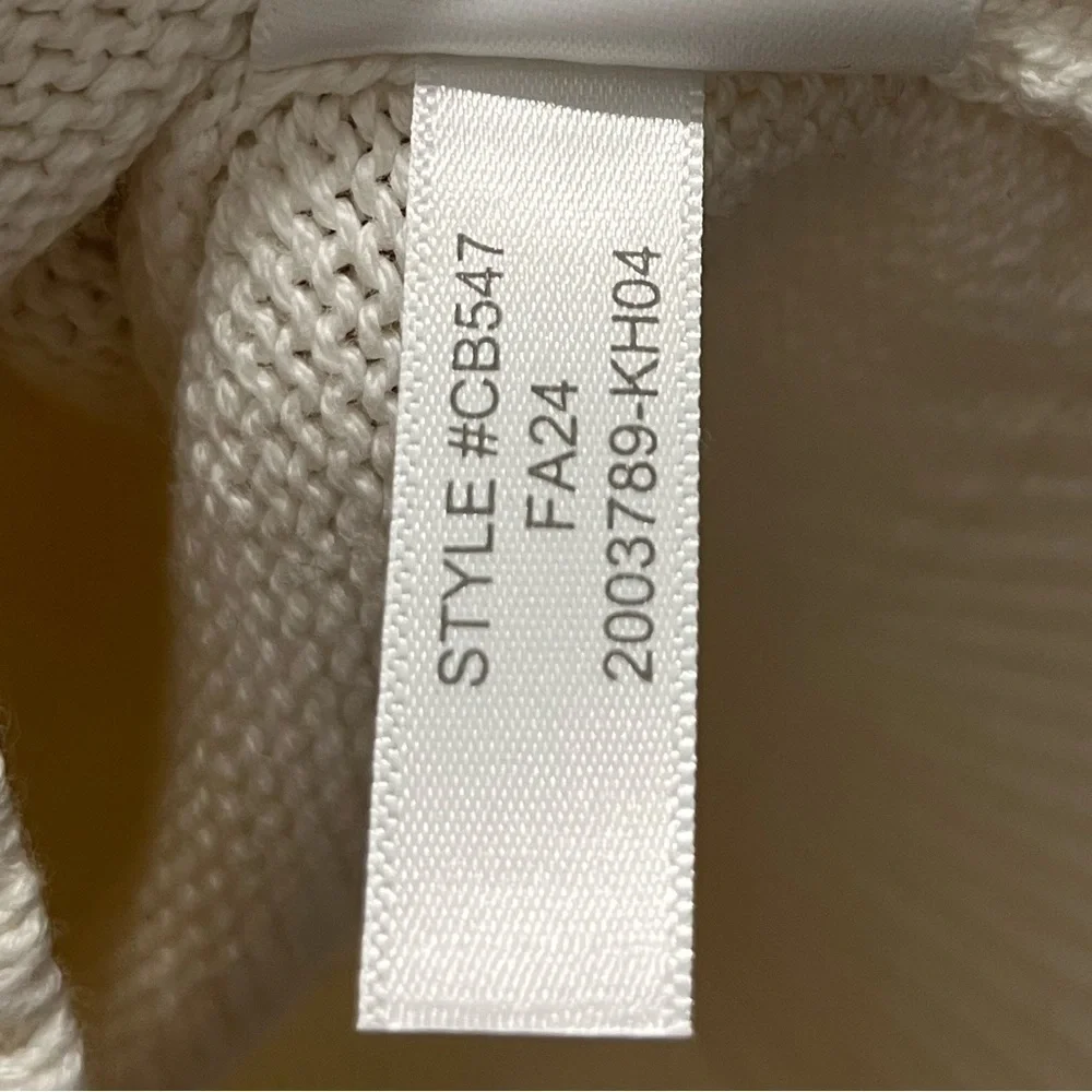J.Crew Mens $128 Heritage cotton hooded sweater Ivory Size S CB547
